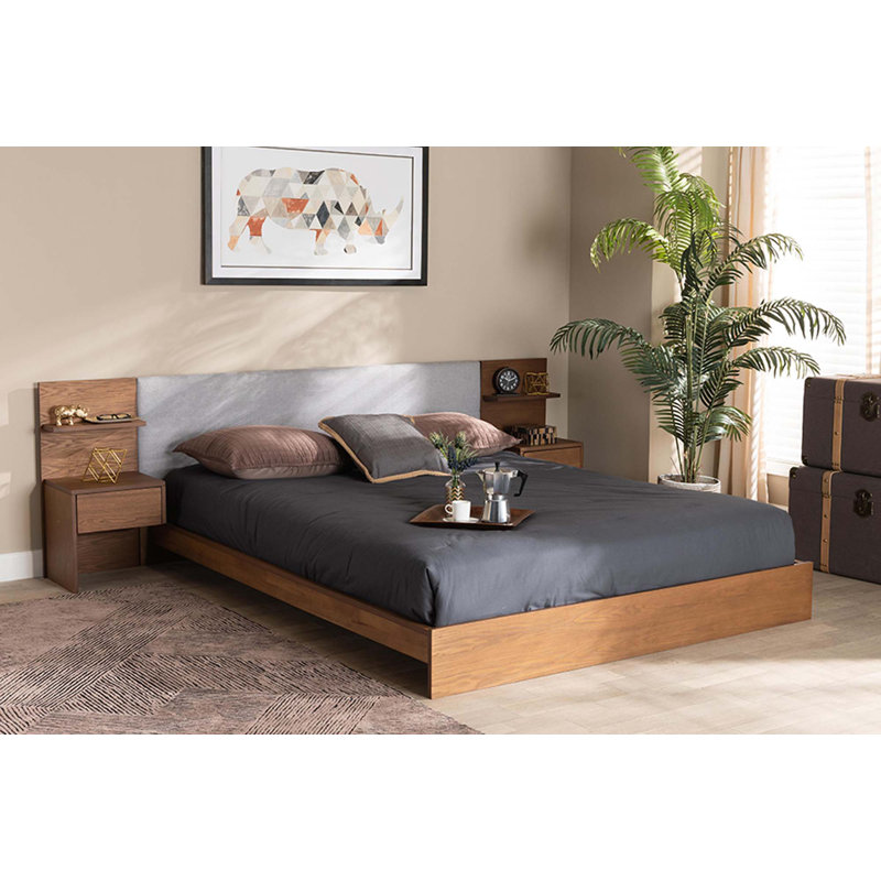 Brayden Studio Ajavion Queen Platform Bed Reviews Wayfair